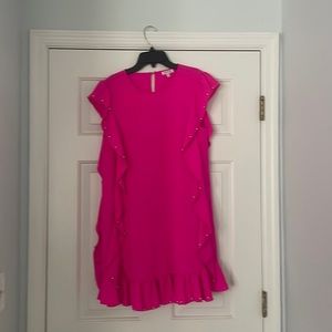 NWOT hot pink mini dress